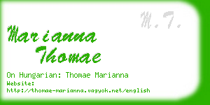 marianna thomae business card